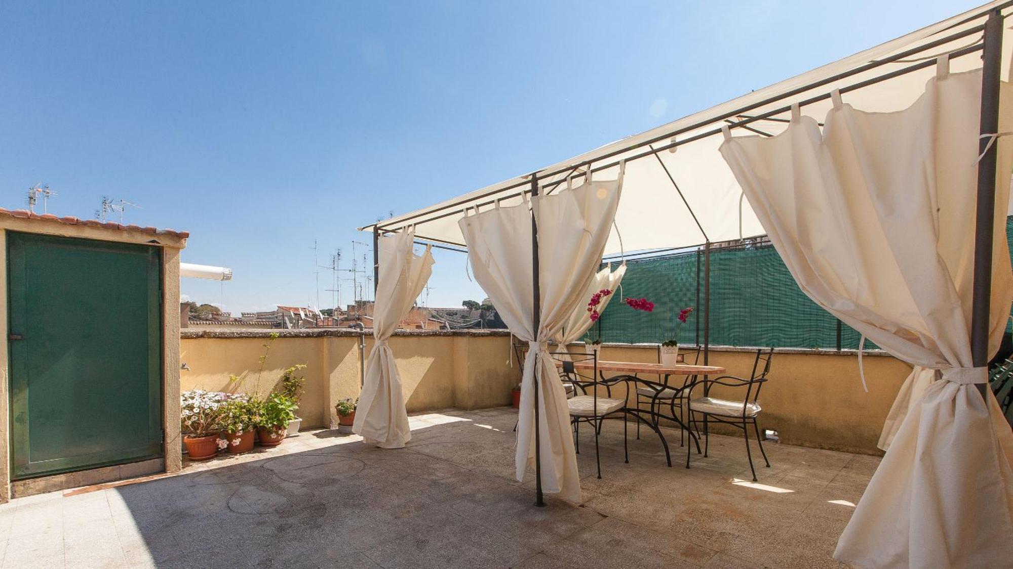 Rental In Rome Vatican View Terrace Exterior foto