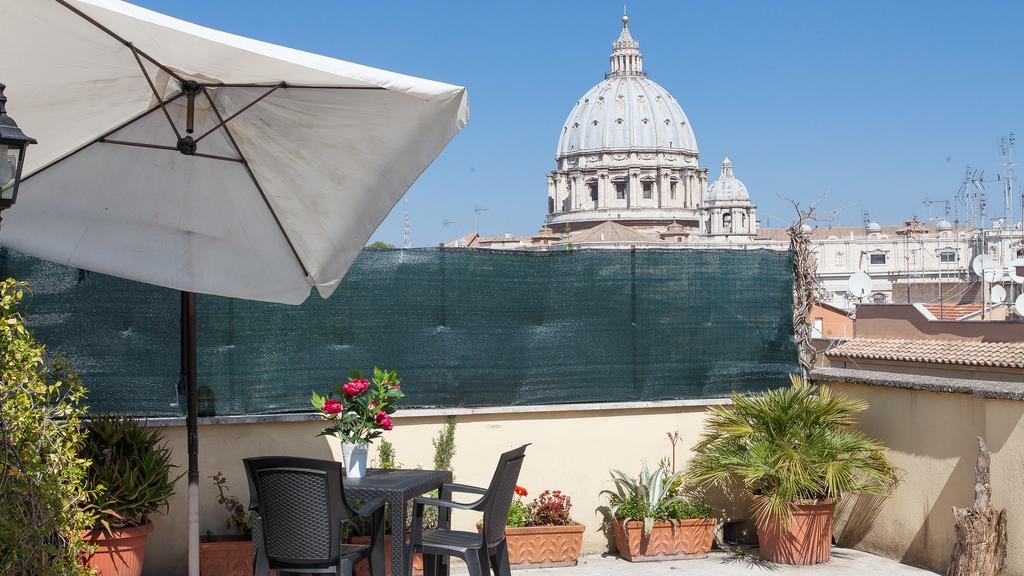 Rental In Rome Vatican View Terrace Exterior foto